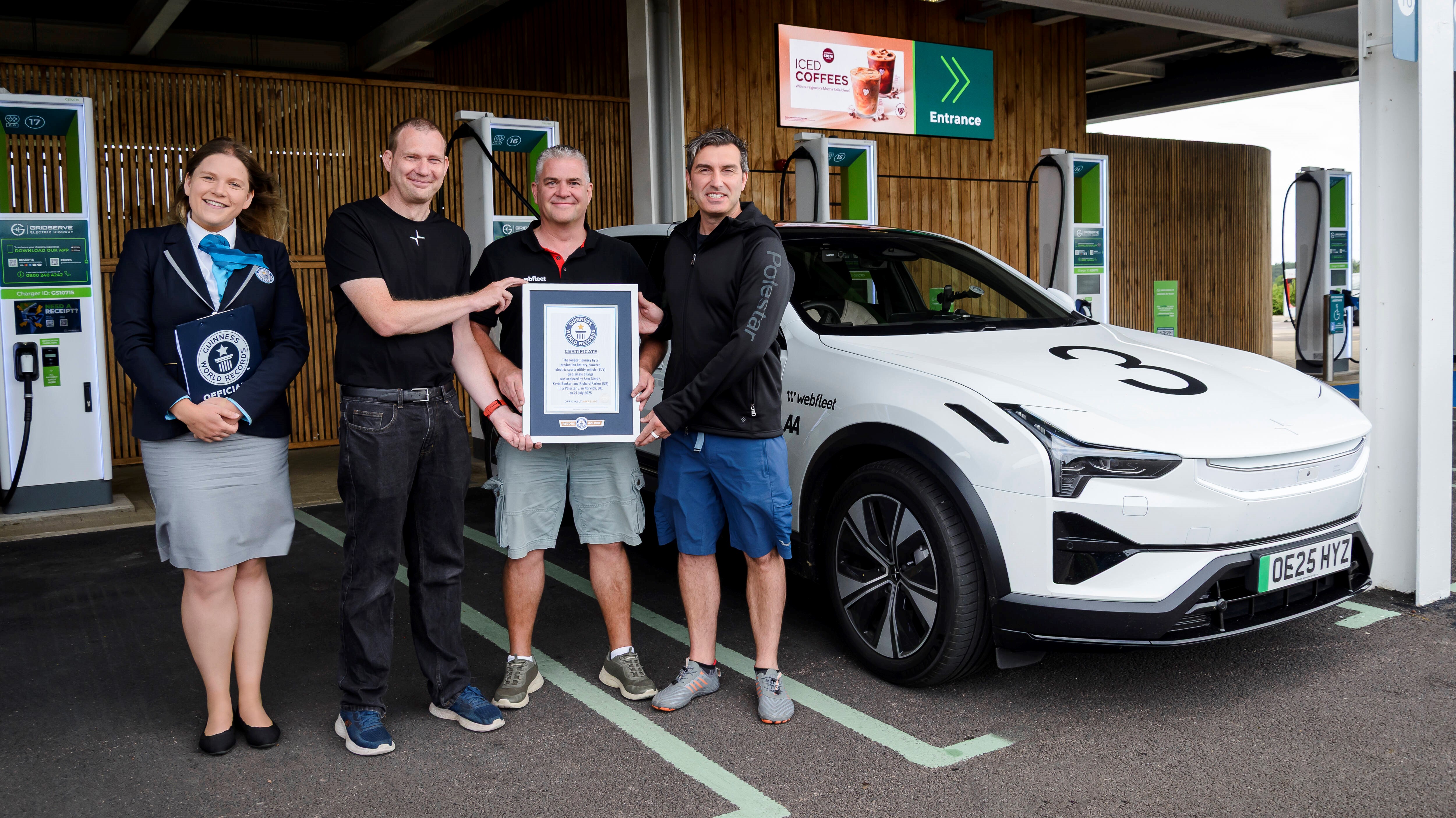 Polestar 3 Sets World Record with 581.3 Trip On Single Charge