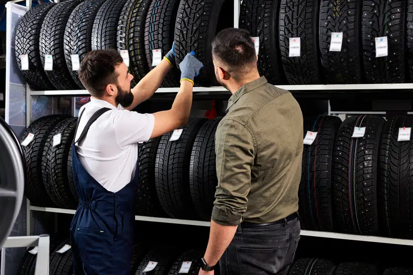 Buying tires online is a different experience from buying tires in store.