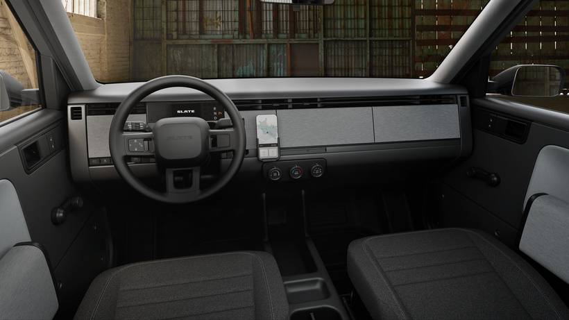 Slate Auto keeps it simple, and that's the point. Image via Slate Auto.