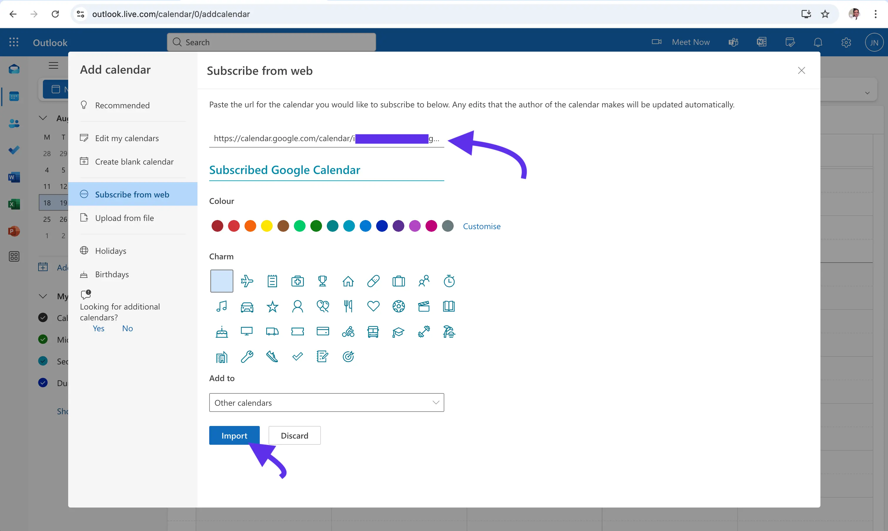 click the import button.webp