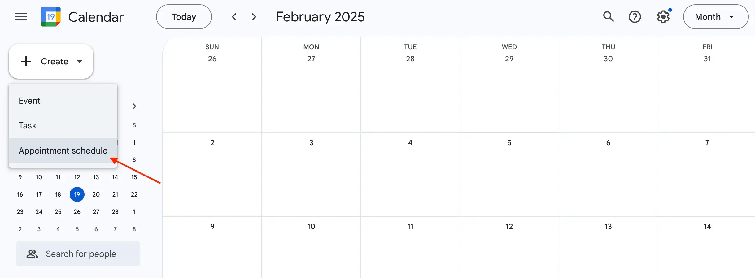 Google calendar appointment schedule