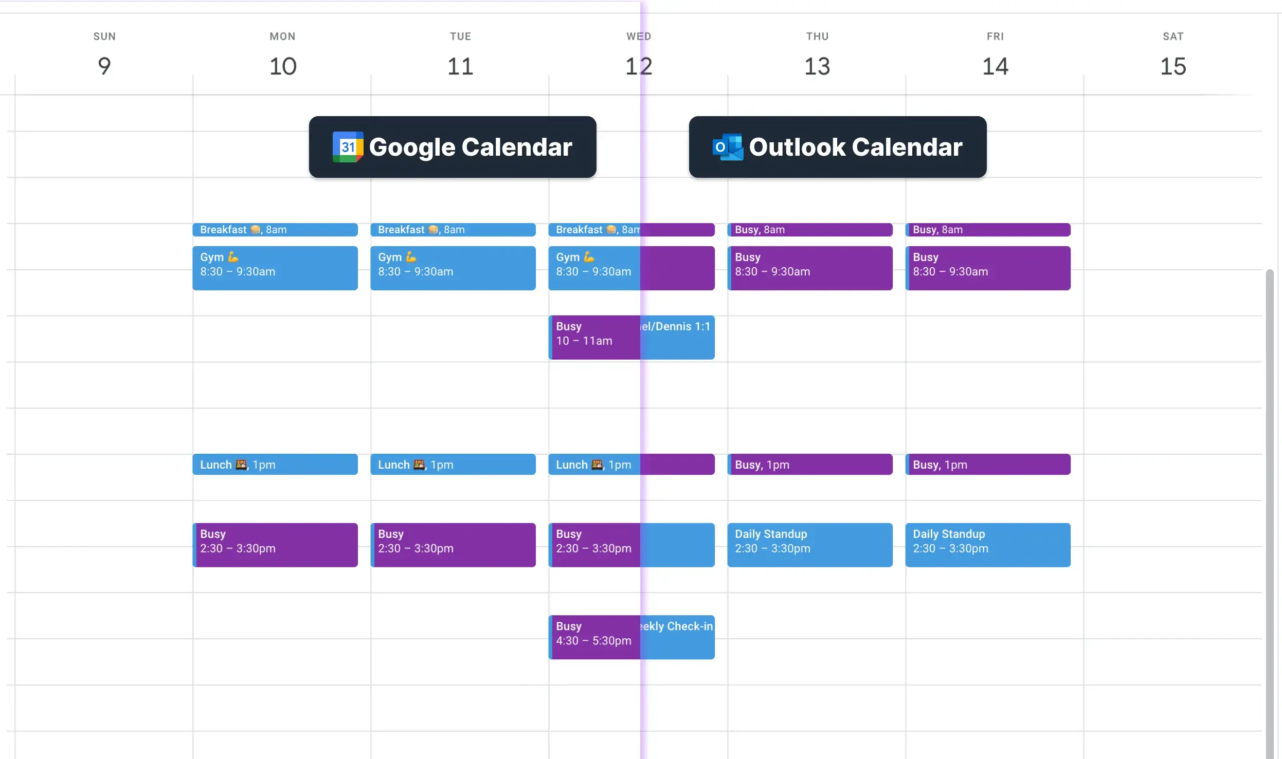 OneCal Calendar Sync illustration