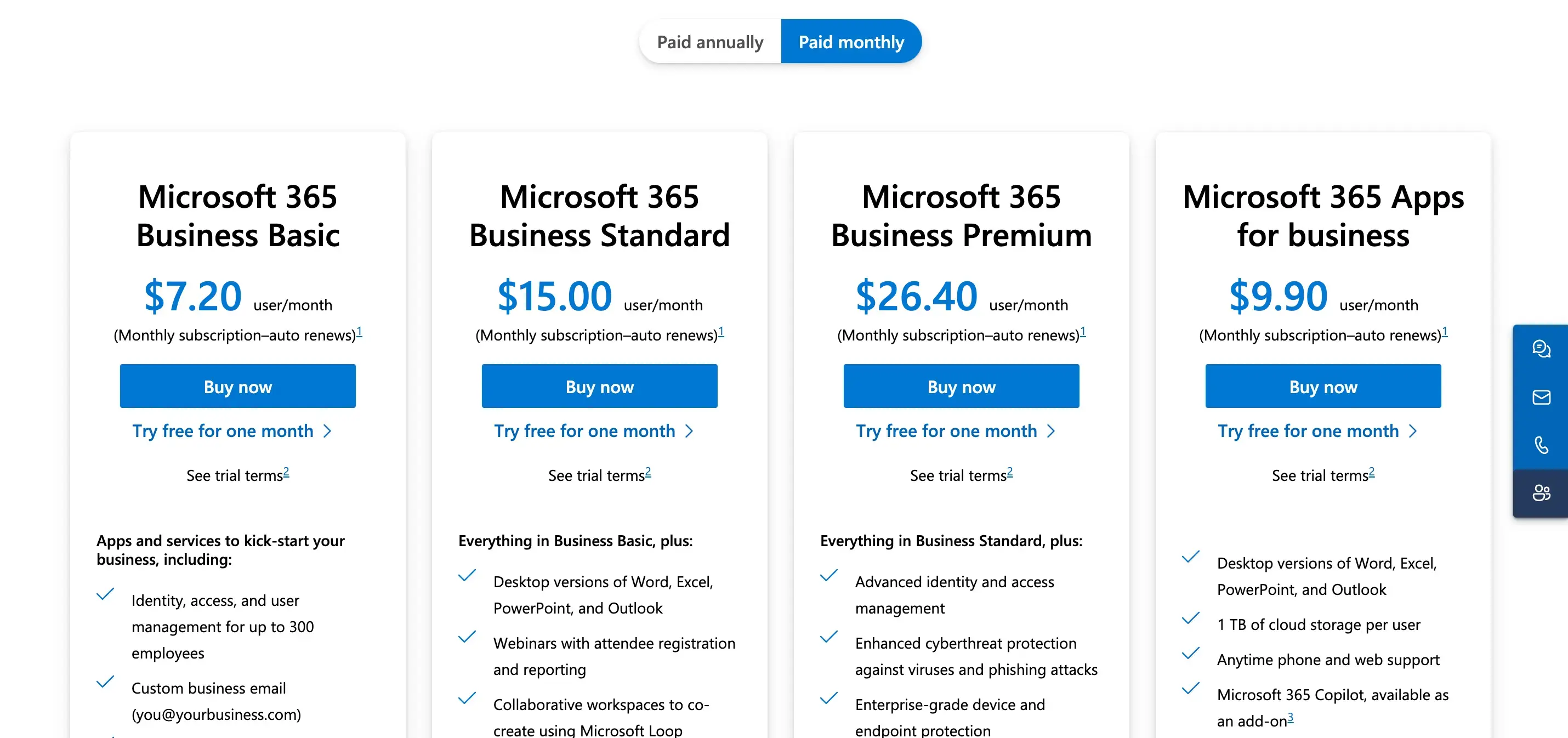 Microsoft Pricing