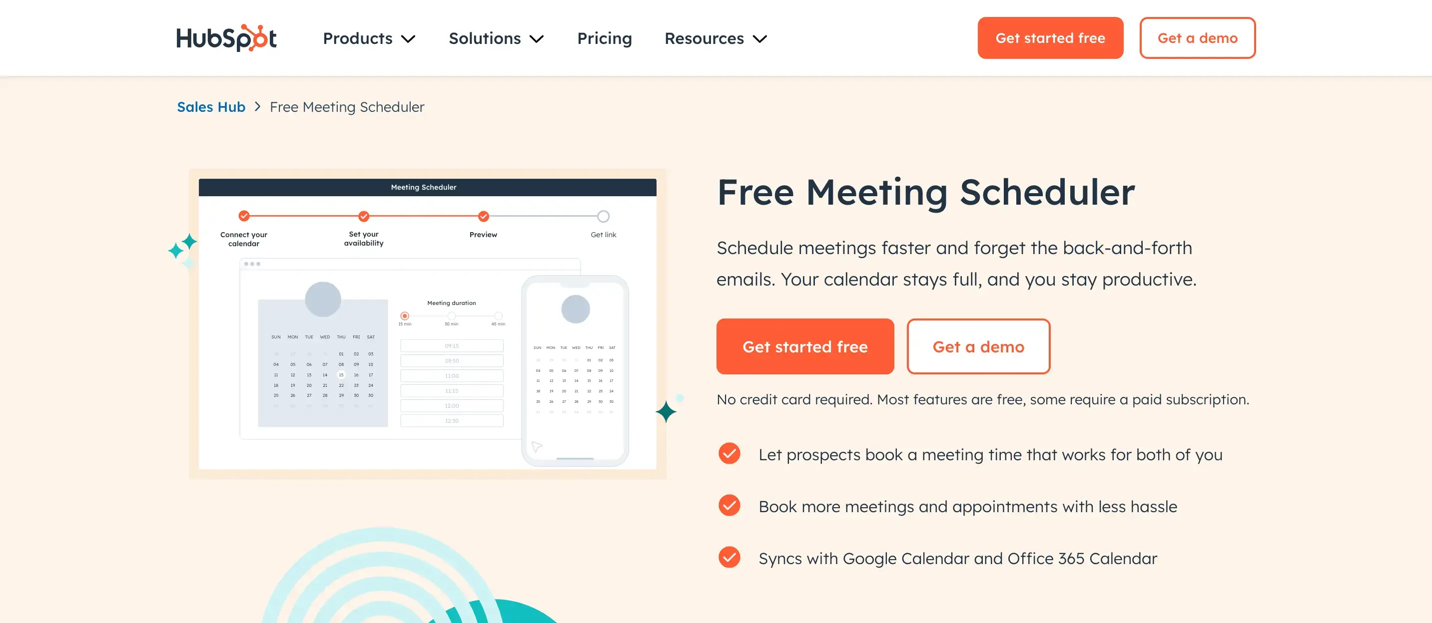 Hubspot meeting scheduler 