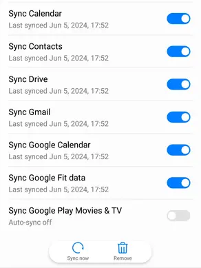 enable calendar sync