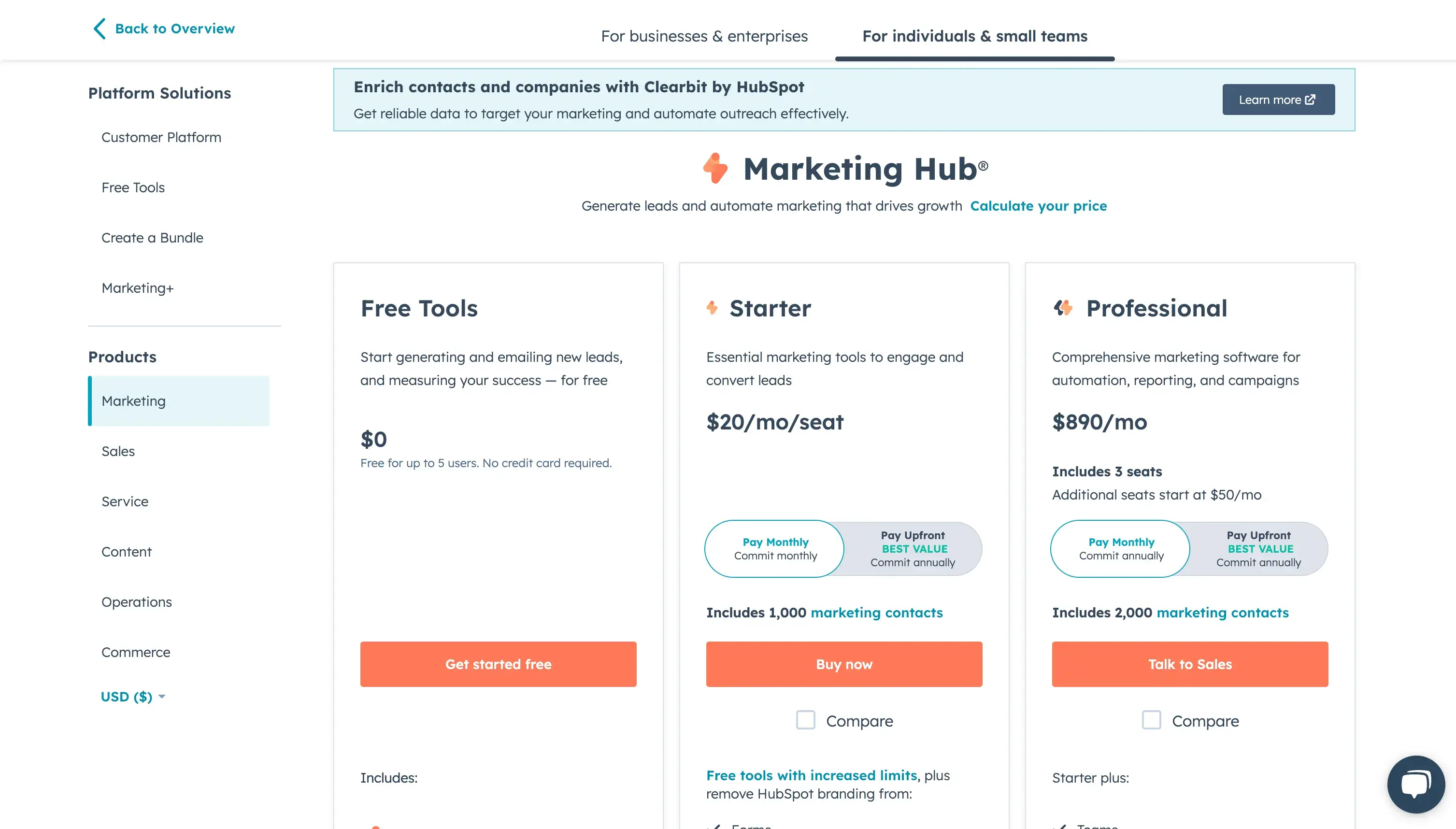 Hubspot meetings pricing