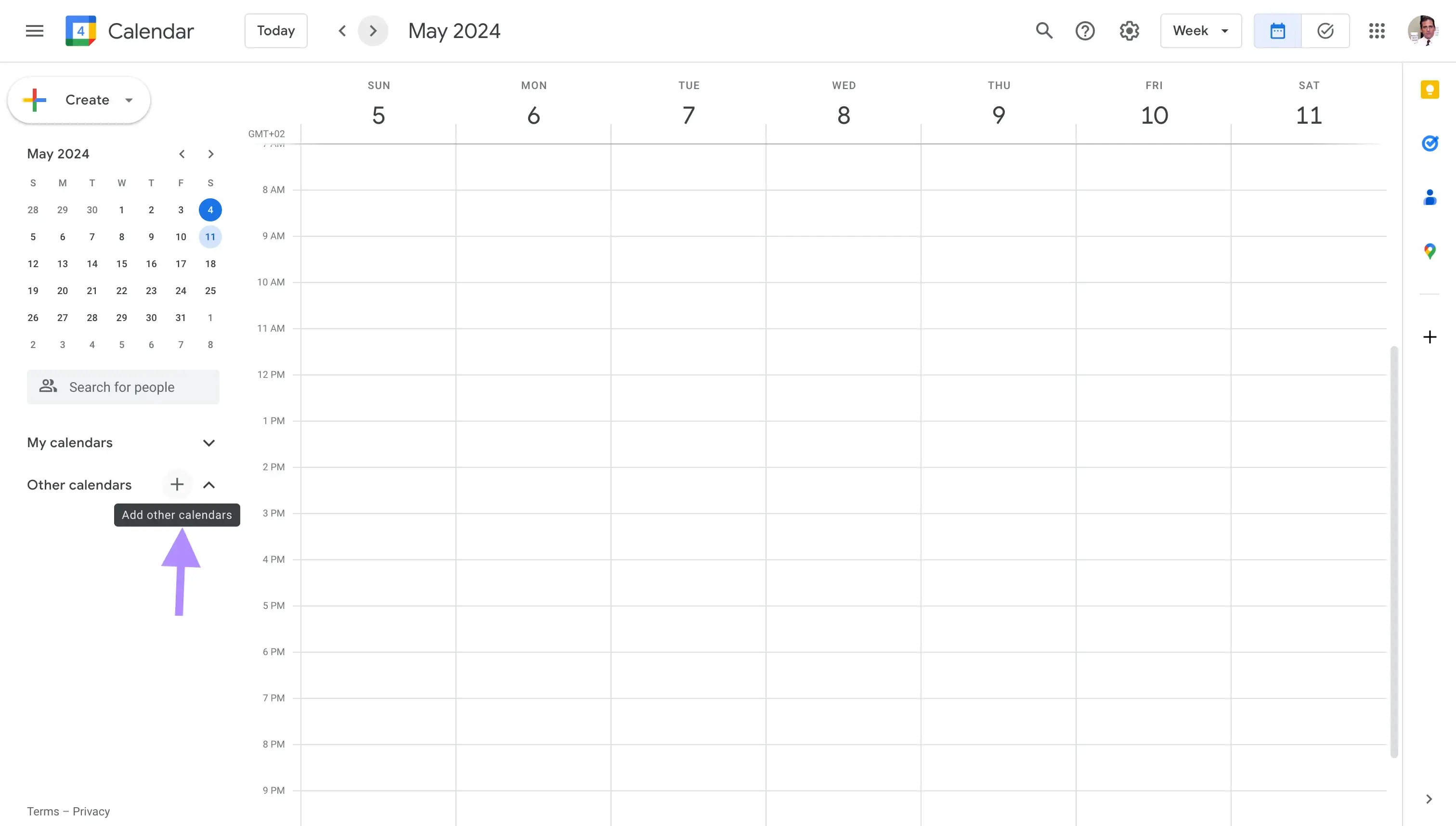 Google Calendar - Other Calendars