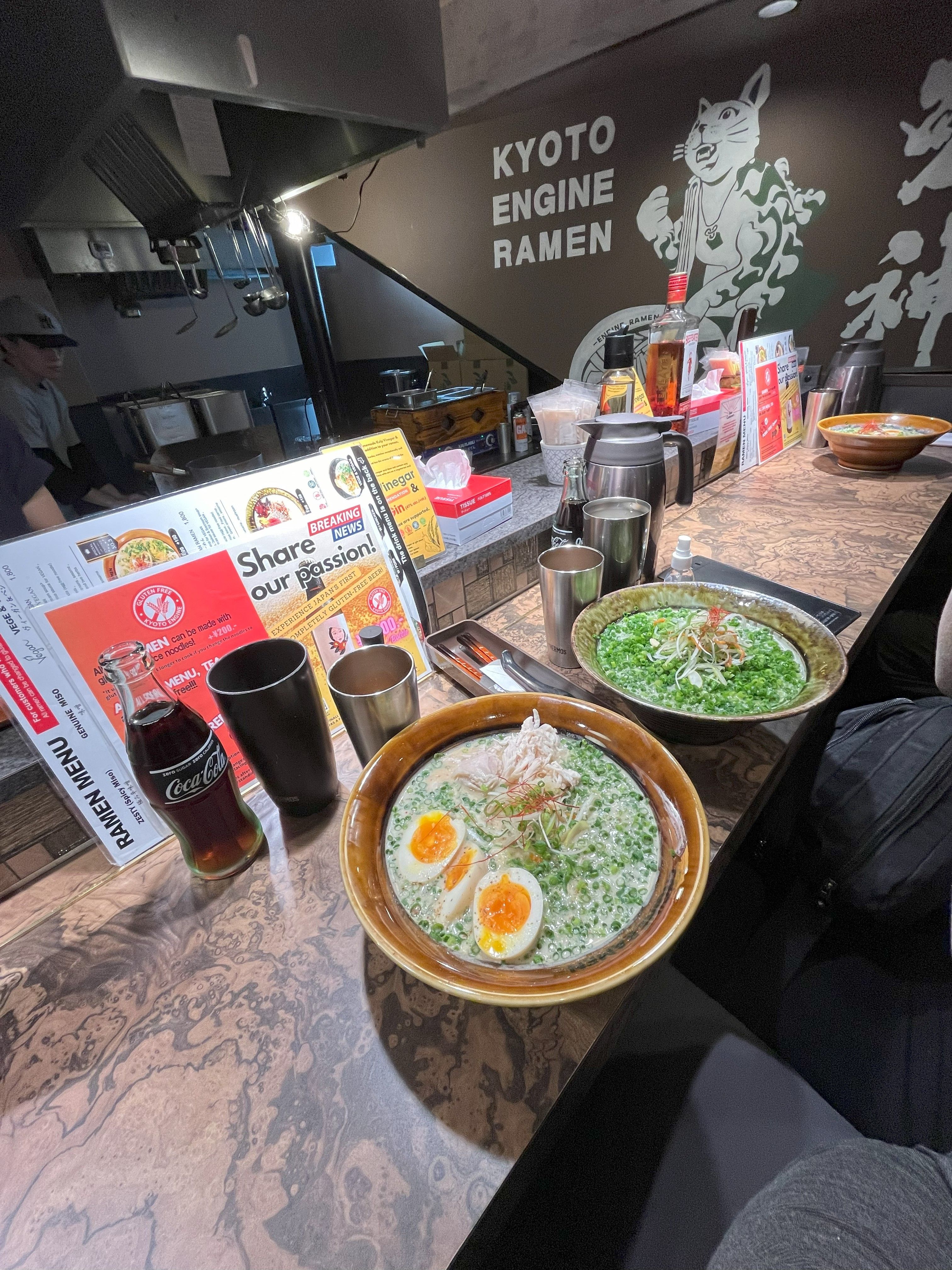Real picture: Best Ramen in Japan - Kyoto Engine Ramen