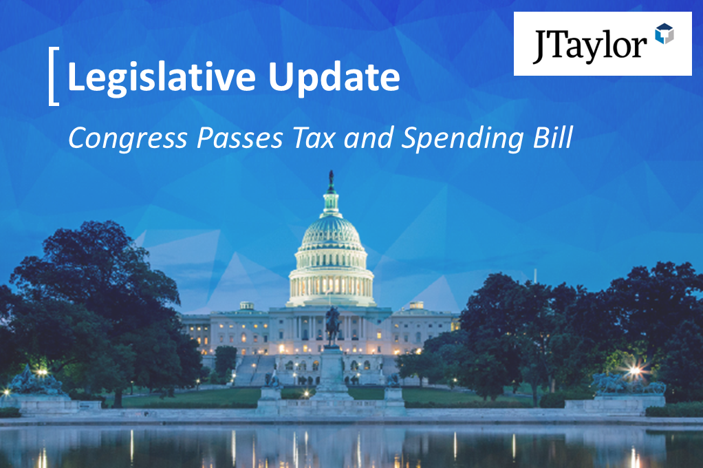 Congress Passes Tax and Spending Bill