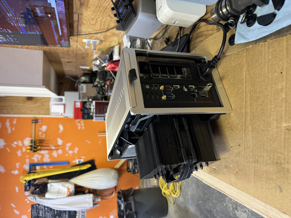 Back view of hot rodded Fractal Design Terra