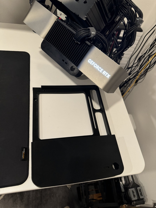 MOS V2 front assembly next to V1