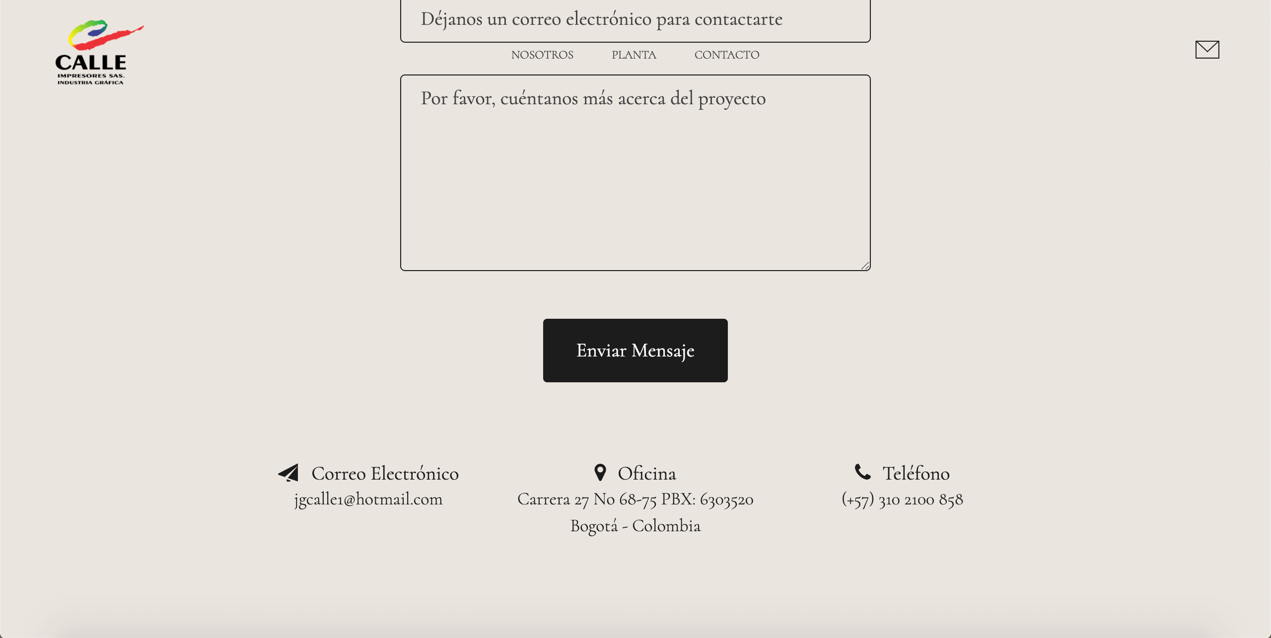 Calle Impresores SAS. Case Study's Image