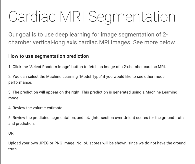 Cardiac MRI Segmentation