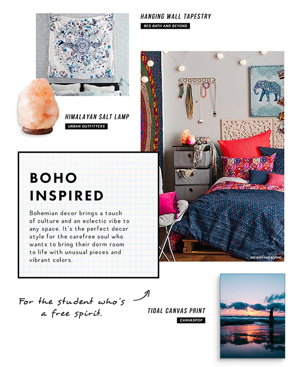 boho inspired decor mood board