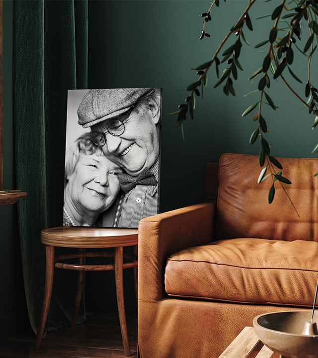 canvas print of a couple