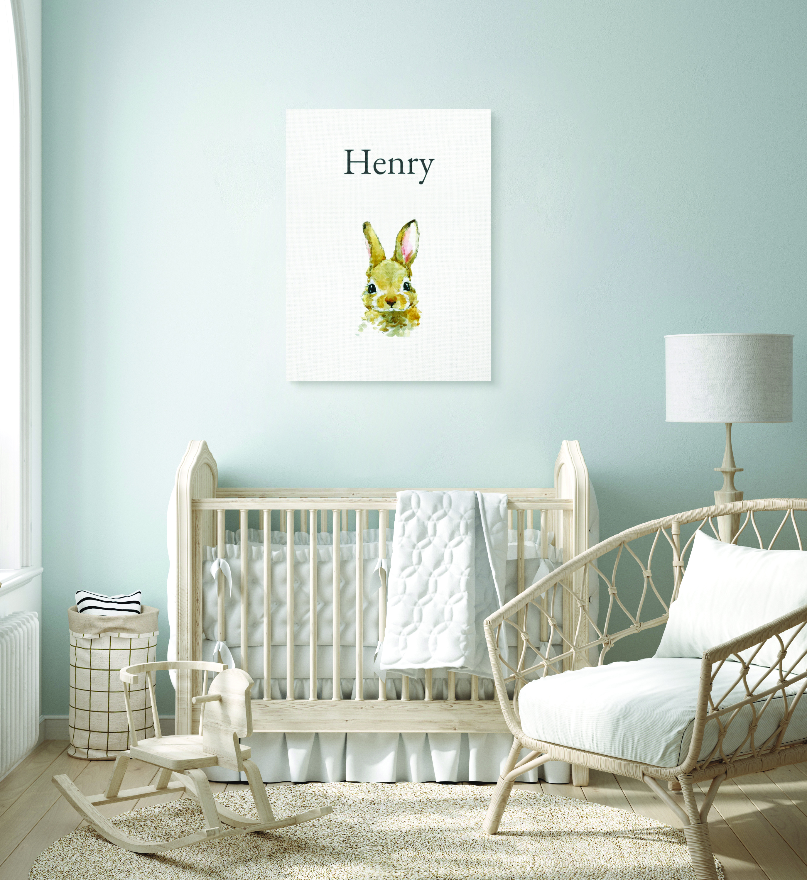 Baby woodland animals word art