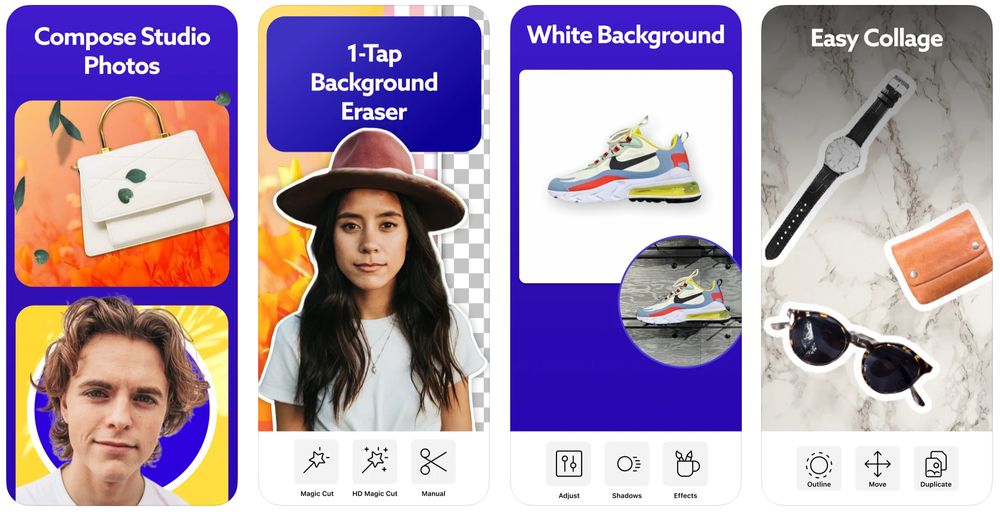 PhotoRoom App Screens