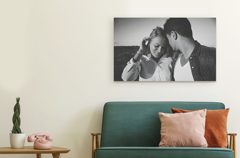 Living room canvas print