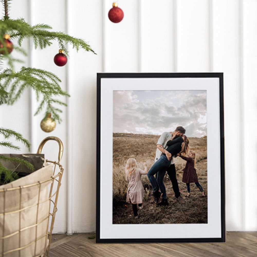 Framed print of couple