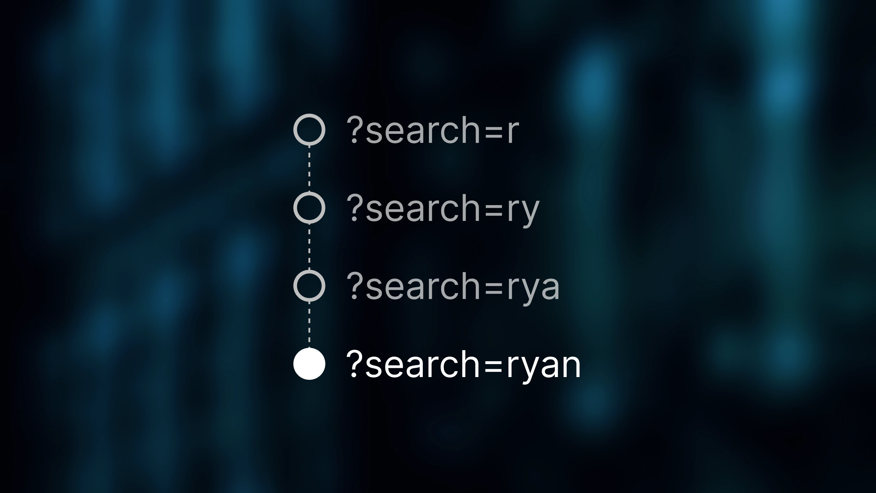 Debouncing client-side search - Data fetching with React Server Components