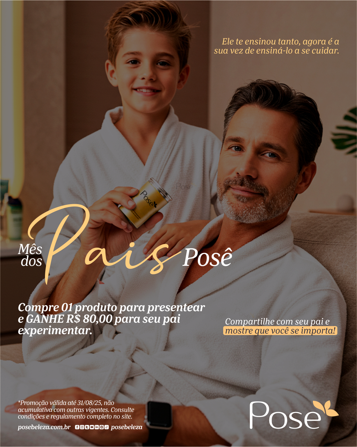 Imagem da promoção Mês dos Pais Posê