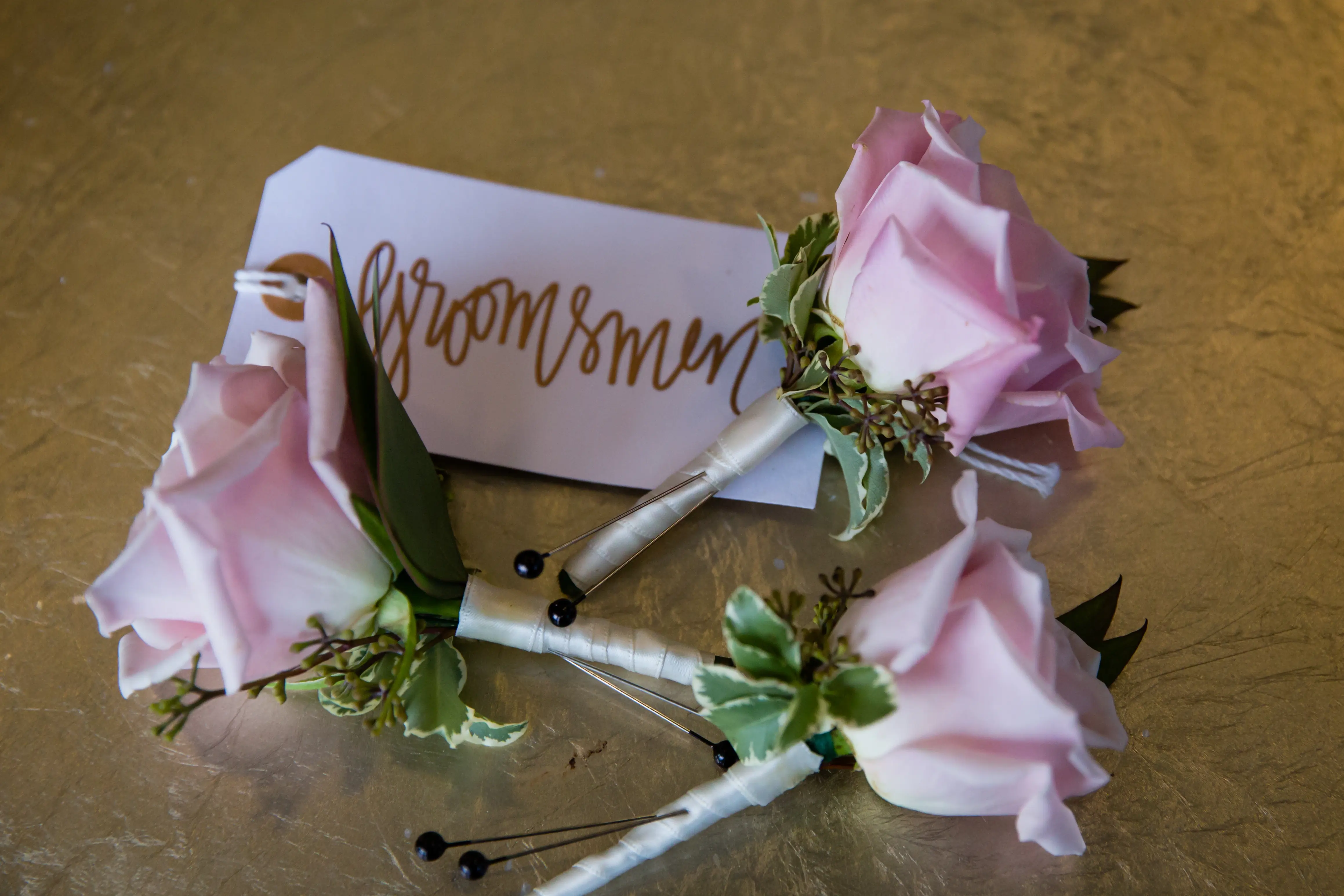 Grooms men's bouquet.