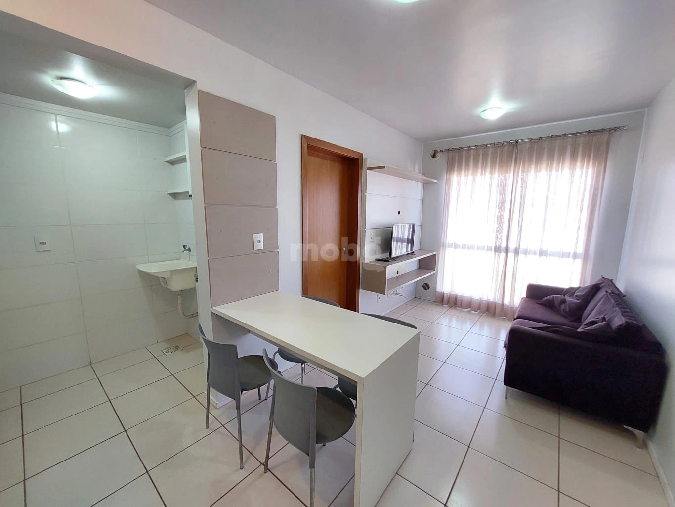 Apartamento para alugar com 1 quartos