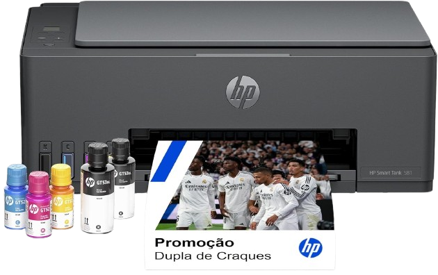 Impressora Multifuncional HP Smart Tank 581