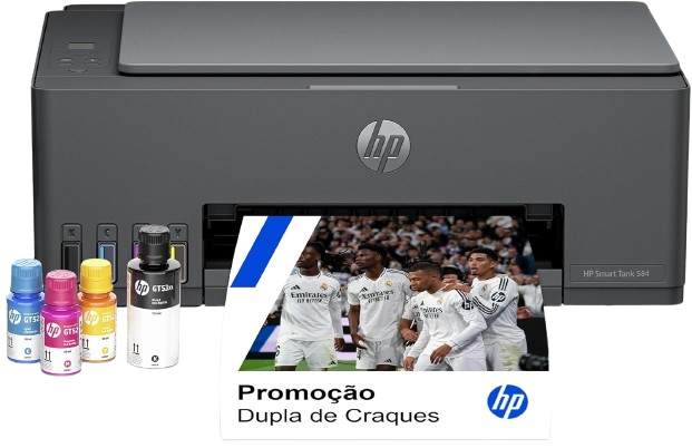 Impressora Multifuncional HP Smart Tank 584