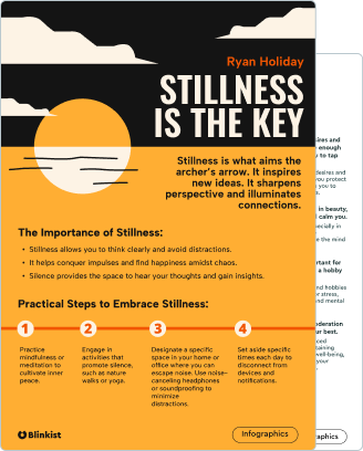 Stillness is the Key