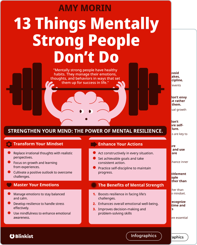 13 Things Mentally Strong People Don't Do
