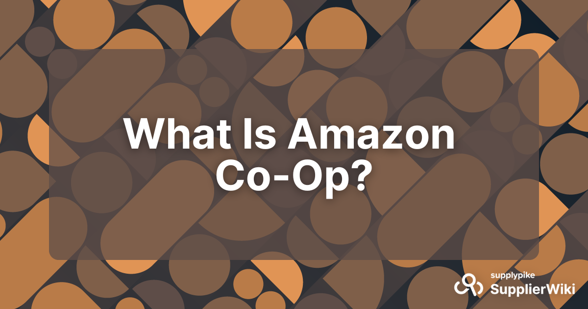 What is Amazon CoOp? SupplierWiki