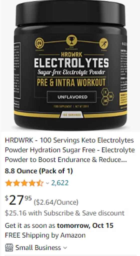 Example of good product title