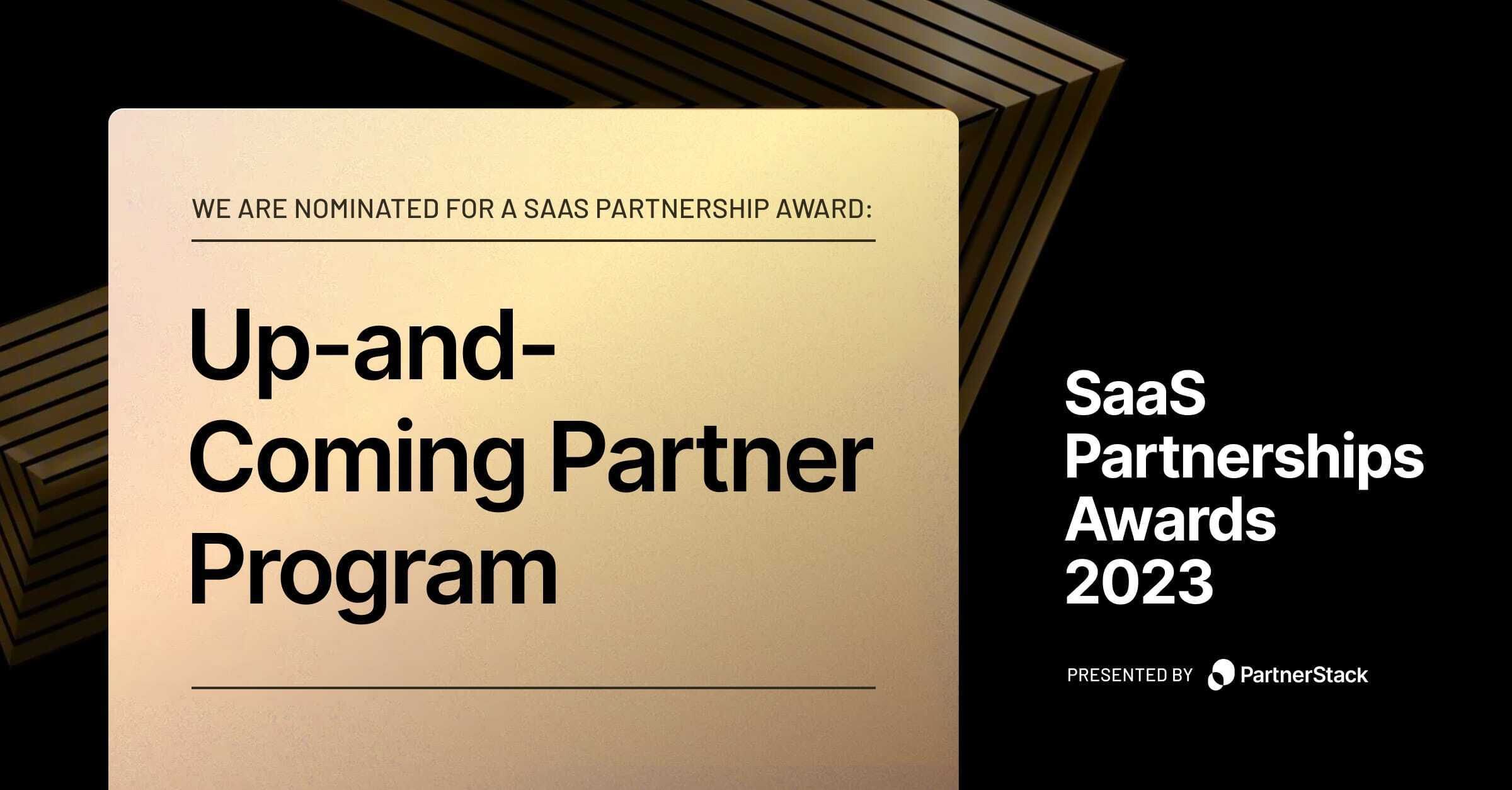 PartnerStack SaaS Award Nomination