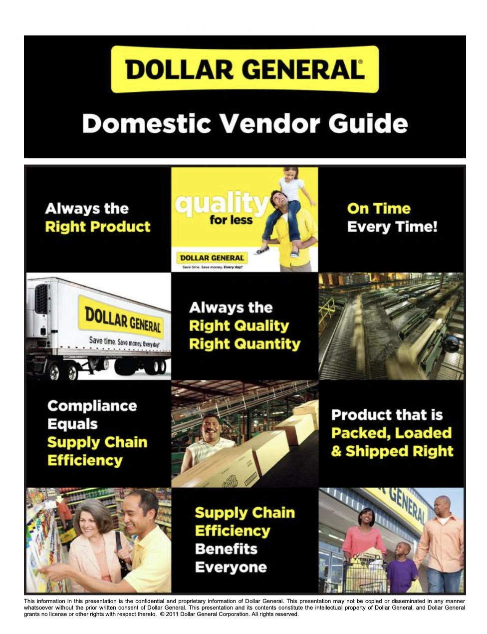 Dollar General's Domestic Vendor Guide