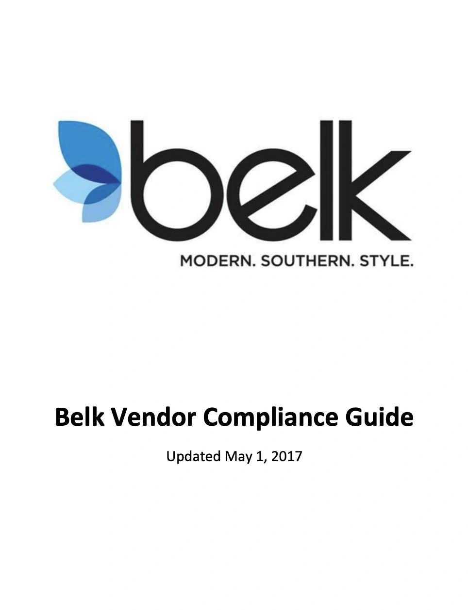 Belk Vendor Compliance Guide