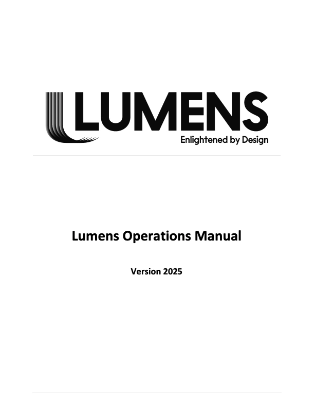 Lumens Operations Manual