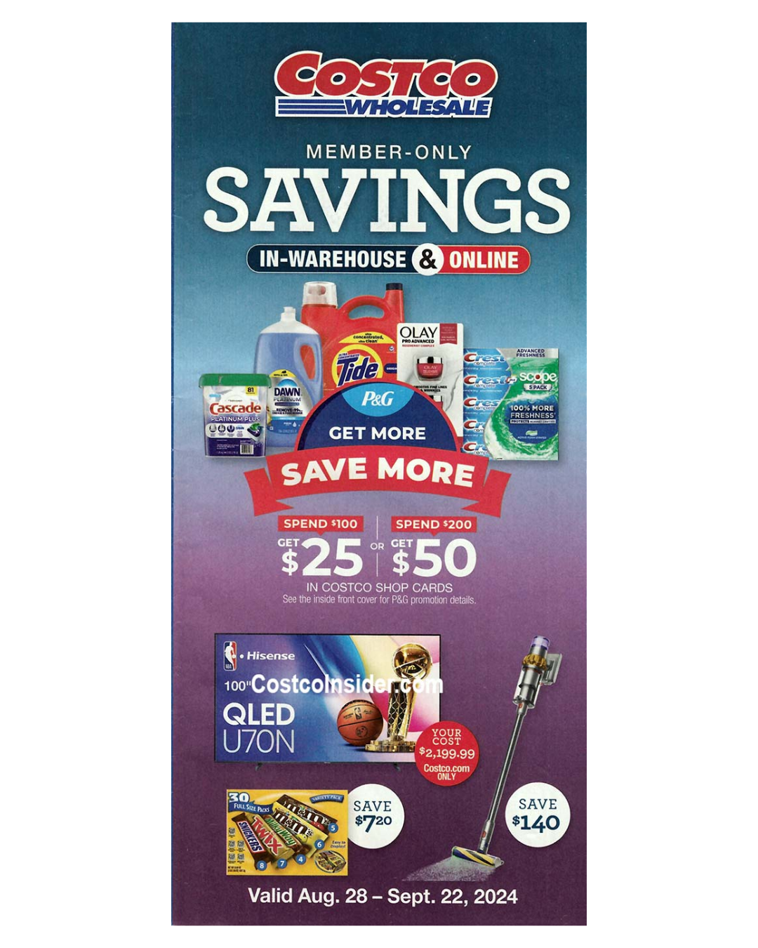 Color image of Costco's monthly coupon book which suppliers will directly contribute to with predetermined Costco Allowances. 