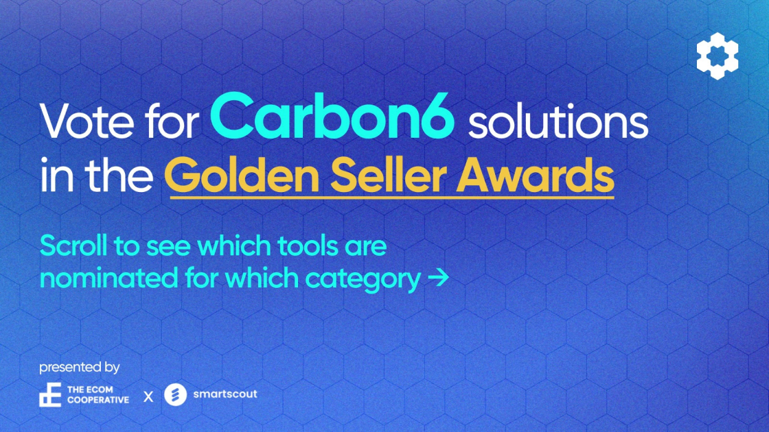 Carbon6 solutions nominated for Golden Seller Awards‍