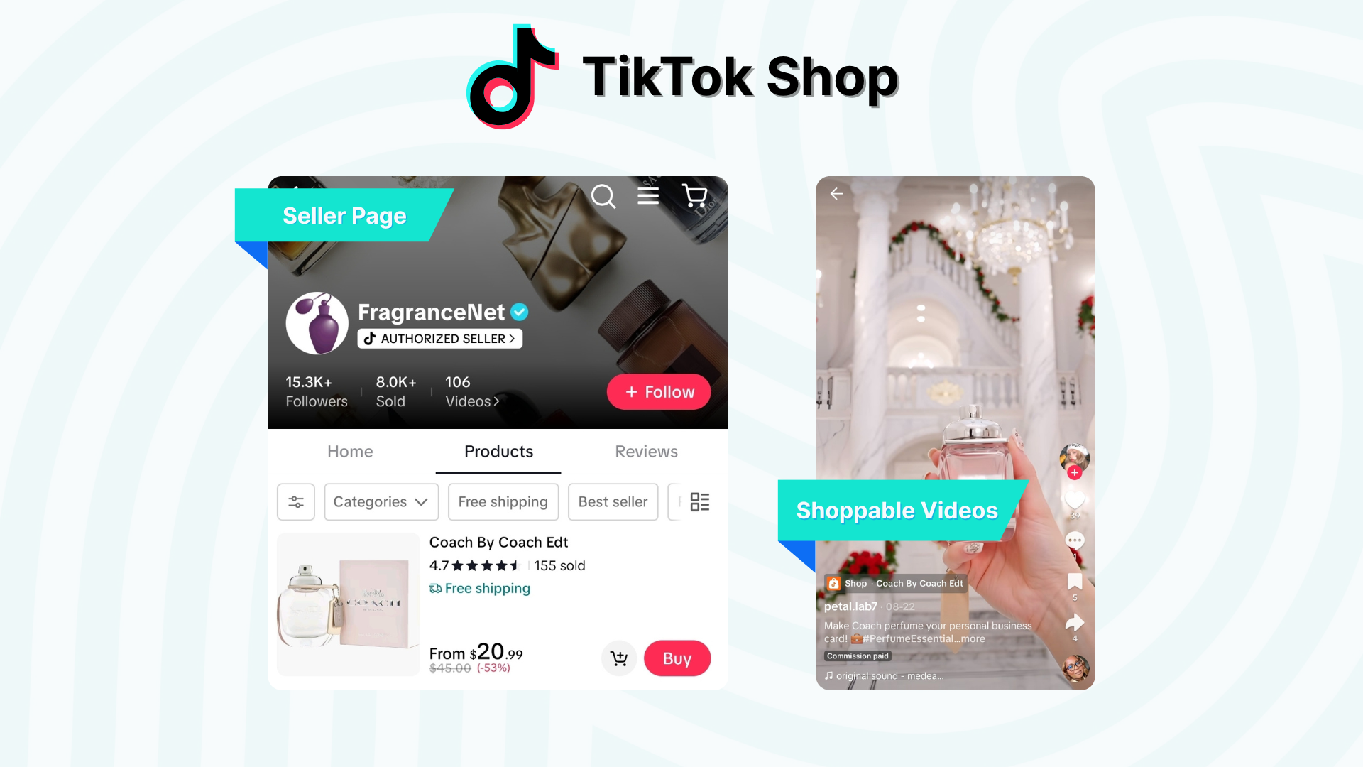 Example of what TikTok Shop looks like