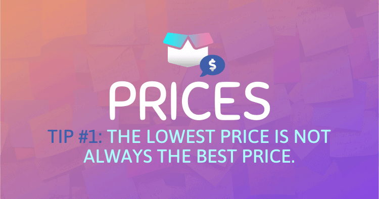 The lowest price is not always the best price in supplier negotiations.