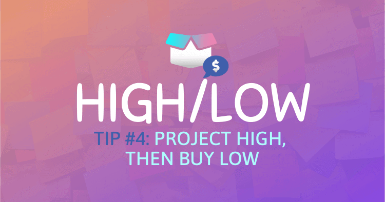 Project high; then buy low in Amazon supplier negotiations.