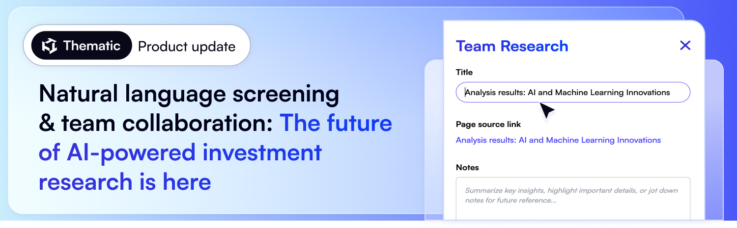 Natural Language Stock Screening & Team Collaboration: The Future of AI-Powered Investment Research Is Here