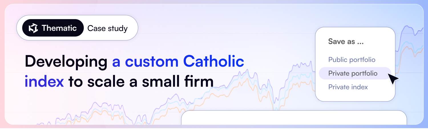 Case Study: Developing a Custom Catholic Index to Scale a Small Firm