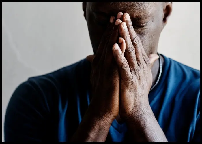 A man with anxiety.