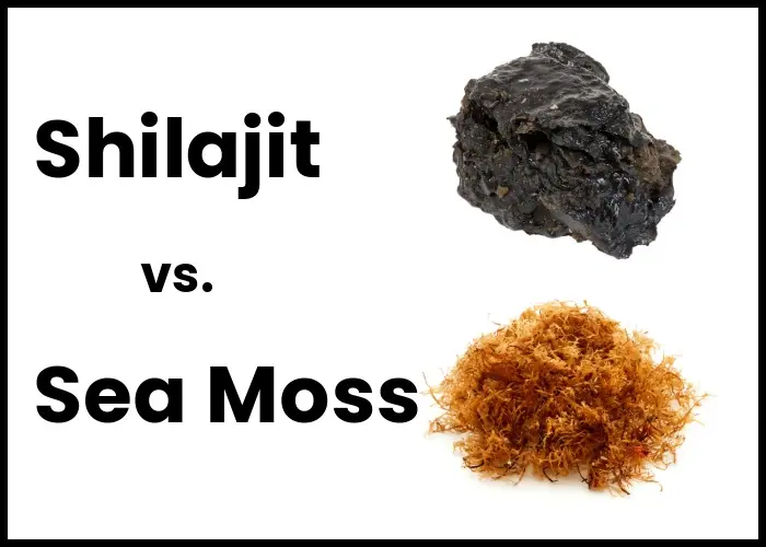 Shilajit and Sea Moss.