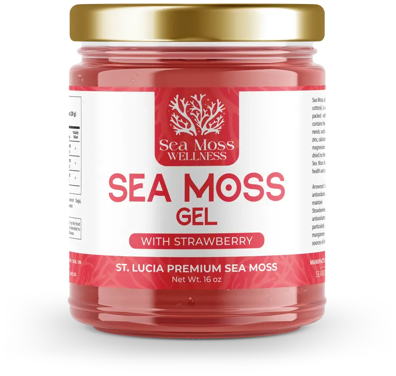 Strawberry sea moss gel.