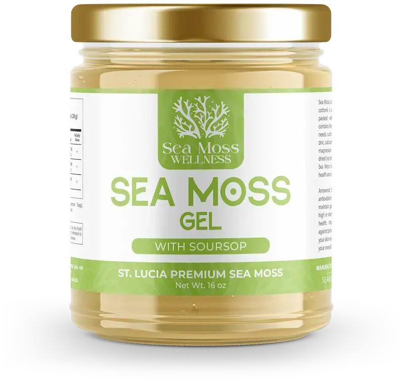 Soursop sea moss gel.