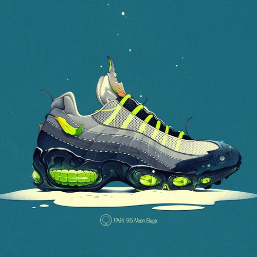 FAM KICKS 95 Neon Bugs