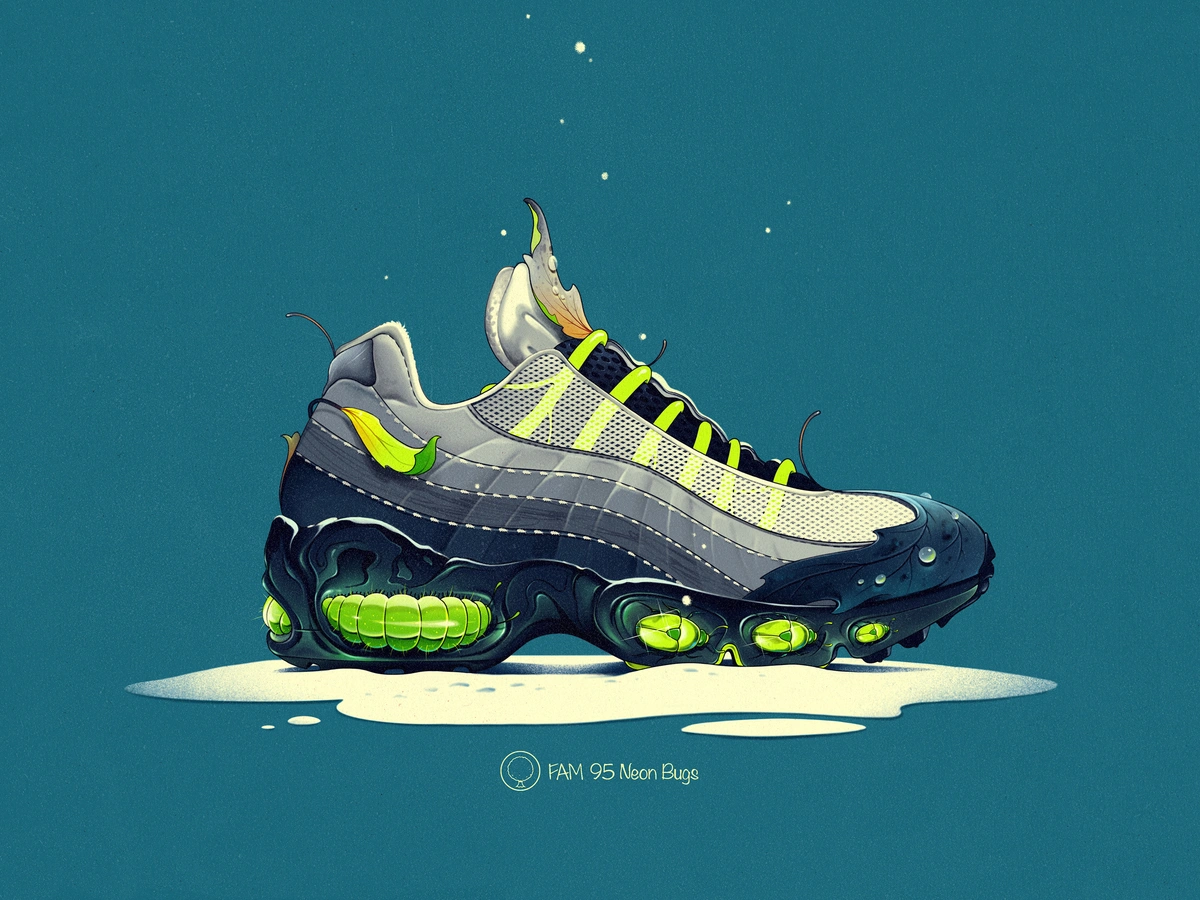 FAM KICKS 95 Neon Bugs